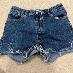 Dark Denim Jean Shorts